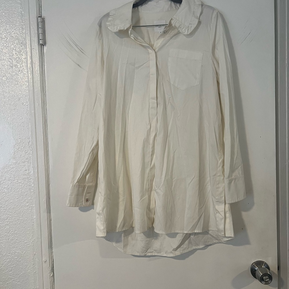 White Button-Up Shirt